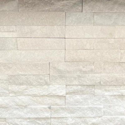 Northern Arctic Ledgestone 6-in x 12-in Natural Stone Quartz Marble Look Wall Tile (0.48-sq. ft/ Piece)