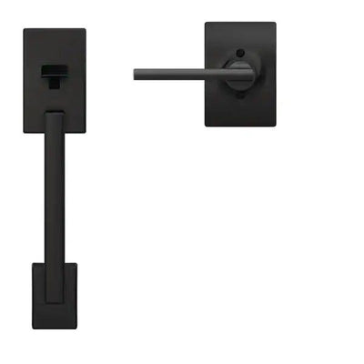 Schlage FE285 Century Matte Black Entry Door Handleset Latitude