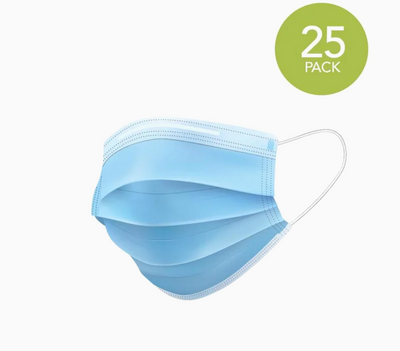 Xam-Med 25-Pack Disposable All-purpose Safety Mask - Free Delivery