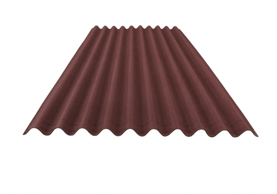 OnduraPremium 3.16-ft x 6.58-ft Corrugated Red Asphalt Roof Panel - Super Arbor