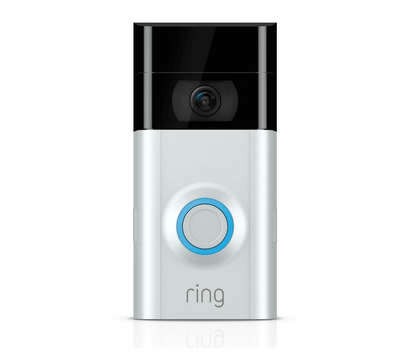 Ring 1080P HD Wi-Fi Wired and Wireless Video Door Bell 2, Smart Home Camera, Removable Battery, Works with Alexa - Hardwarestore Delivery