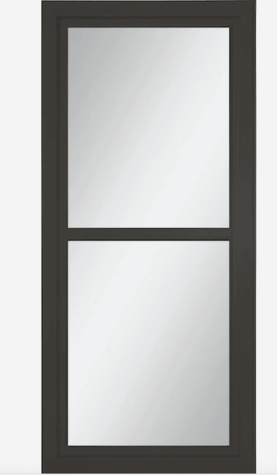 LARSON Graphite full view Tempered Storm Door Common 36x81 ; Actual 35.75x79.75 - Super Arbor