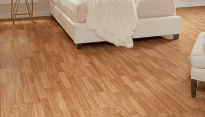 Style Selections Warm Honey Oak 7-mm T x 8-in W x 48-in L Wood Plank Laminate Flooring (23.91-sq ft) - Super Arbor