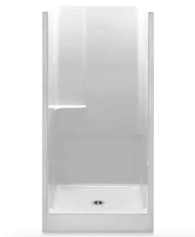 Remodeline 36 in. x 36 in. x 72 in. 2-Piece Shower Stall with Center Drain in White - Super Arbor