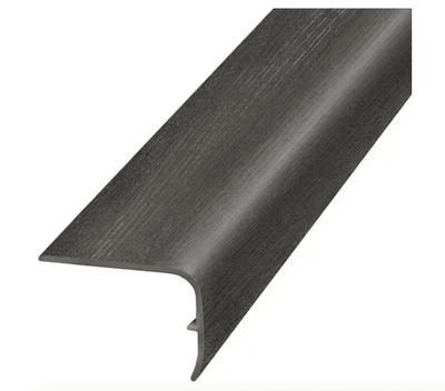 Carob 1.32 in. Thick x 1.88 in. Wide x 78.7 in. Length Vinyl Stair Nose Molding - Super Arbor