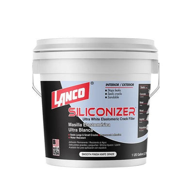 Siliconizer Crack Filler 1 Gal. White Elastomeric Roof Patch