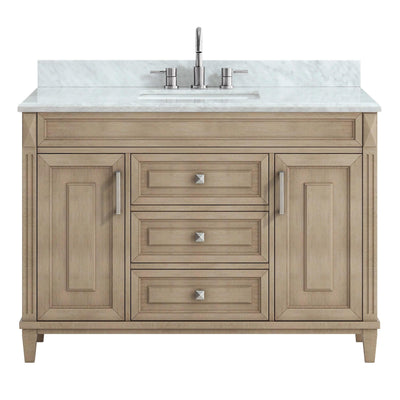 Sterling Savoie Natural 49 in. Vanity with Marble Top