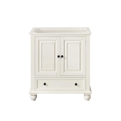 Tompkins French White 30 in. Vanity Base