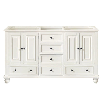 Tompkins French White 60 in. Vanity Base