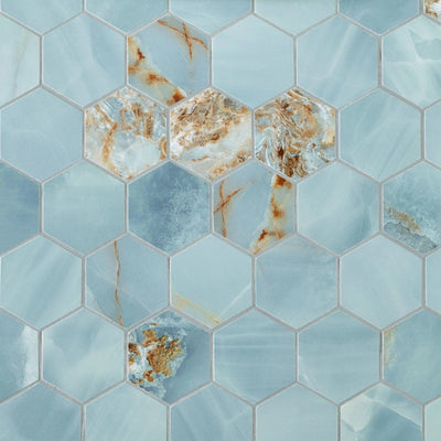 Vita Bella Hexagon Porcelain Mosaic