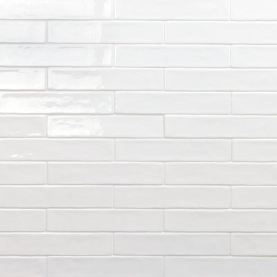 Ivy Hill Tile Newport White 2 in. x 10 in. x 11mm Polished Ceramic Subway Wall Tile (40 pieces / 5.38 sq. ft. / box)