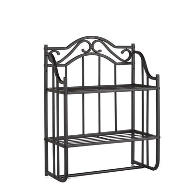 Collins 18 in. W Metal Bathroom Wall Shelf in Oil Rubbed Bronze - Super Arbor