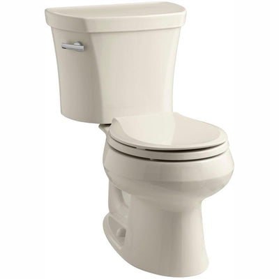 Wellworth 14 in. Rough-In 2-piece 1.28 GPF Single Flush Round Toilet in Almond - Super Arbor