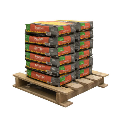 Custom Building Products SpeedSet 25 lbs. Gray Fortified Thinset Mortar (12 Bags / Pallet)