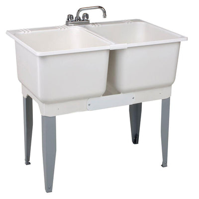 36 in. x 34 in. Plastic Laundry Tub - Super Arbor