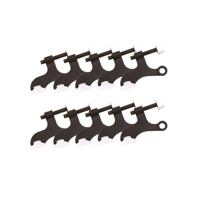 Oil Rubbed Bronze Hinge Pin Door Stop for Hollow Core Doors Value Pack (10 per Pack) - Super Arbor