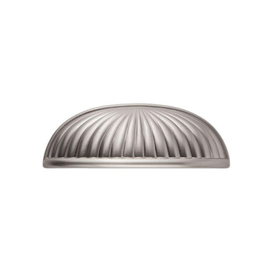 Belmont 3 in. Center-to-Center Satin Nickel Cup Pull - Super Arbor