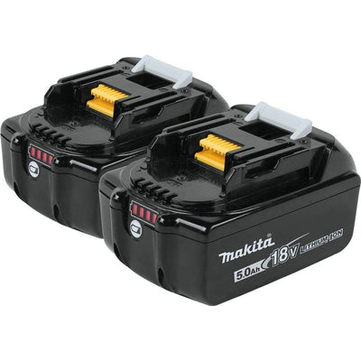 18-Volt LXT Lithium-Ion High Capacity Battery Pack 5.0 Ah with LED Charge Level Indicator (2-Pack) - Super Arbor