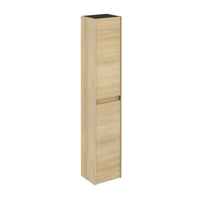 Ambra Column 11.8 in. W x 9.3 in. D x 59.1 in. H Wall Mount Bathroom Column in Nordic Oak - Super Arbor