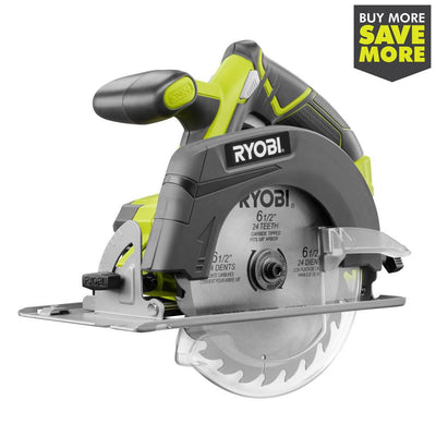 18-Volt ONE+ Cordless 6-1/2 in. Circular Saw (Tool Only) - Super Arbor