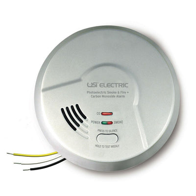 10 Year Sealed Battery Backup, Hardwired, 2-In-1 Smoke And Carbon Monoxide Detector, Microprocessor Intelligence - Super Arbor