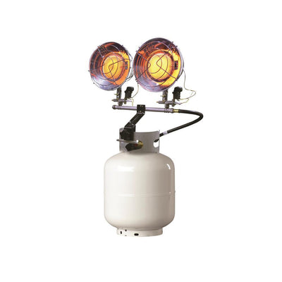 30,000 BTU Radiant Propane Double Tank Top Heater - Super Arbor