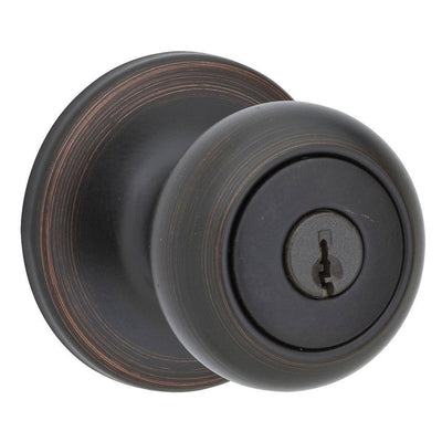 Venetian Bronze Cove Keyed Entry Door Knob - Super Arbor