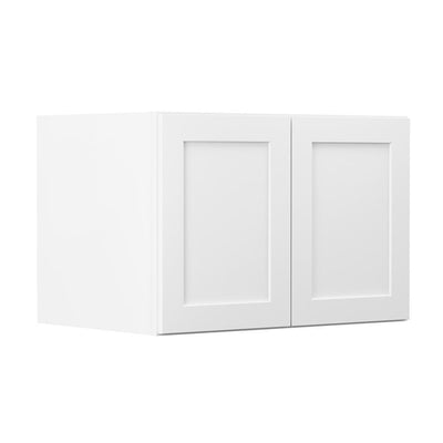 Shaker Ready To Assemble 36 in. W x 24 in. H x 24 in. D Plywood Wall Kitchen Cabinet in Denver White Painted Finish