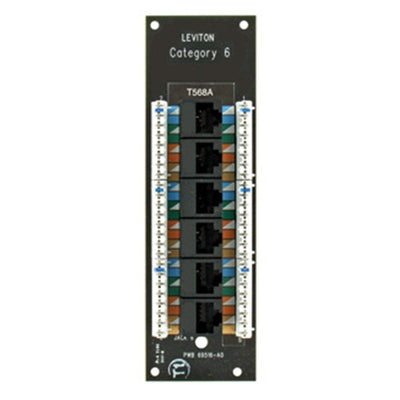 Structured Media 1x6 Cat6 Board - Super Arbor