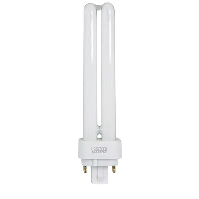 75-Watt Equivalent PL CFLNI Quad Tube 4-Pin G24Q-2 Base Cool White (4100K) Compact Fluorescent CFL Light Bulb - Super Arbor