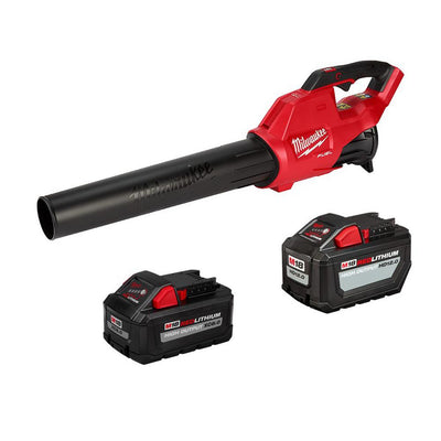 Milwaukee M18 FUEL 120 MPH 450 CFM 18-Volt Lithium-Ion Brushless Cordless Handheld Blower with 12 Ah and 8 Ah Batteries - Super Arbor
