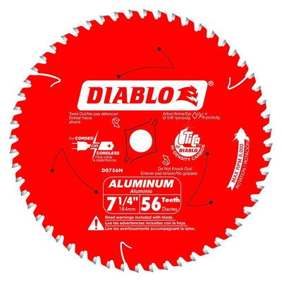 7-1/4 in. x 56-Tooth Aluminum/ Laminate Metal Cutting Blade - Super Arbor