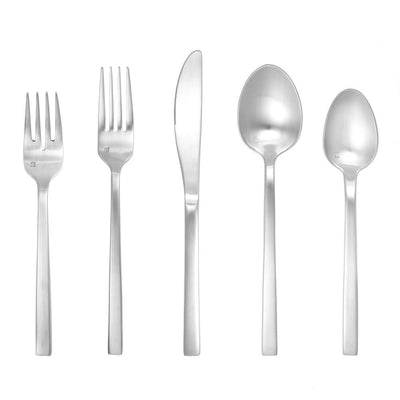 5-Piece SS Arezzo Brushed Place Setting (Service for 1) - Super Arbor