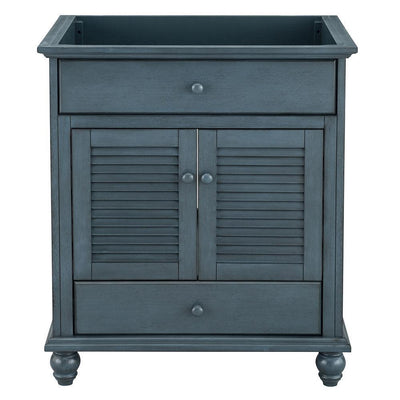 Cottage 30 in. W x 21.63 in. D Vanity Cabinet Only in Harbor Blue - Super Arbor