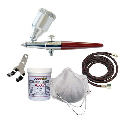 Gravity Feed Abrasive Sprayer with Carbide Insert Tip - Super Arbor