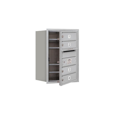 3700 Horizontal Series 4-Compartment Recessed Mount Mailbox - Super Arbor