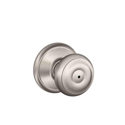 Schlage Georgian Satin Nickel Privacy Lockset ANSI Grade 2 1-3/4 in.