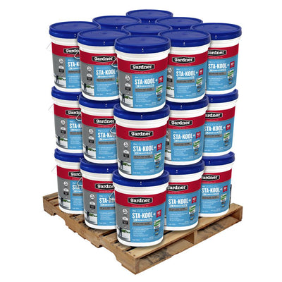 5 gal. Sta-Kool+ Pro White Roof Coating (27-Pallet) - Super Arbor