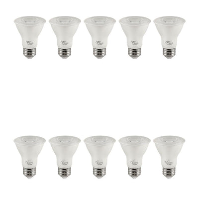 50-Watt Equivalent PAR20 Energy Star and Dimmable LED Light Bulb in Soft White 3000K (10-Pack) - Super Arbor