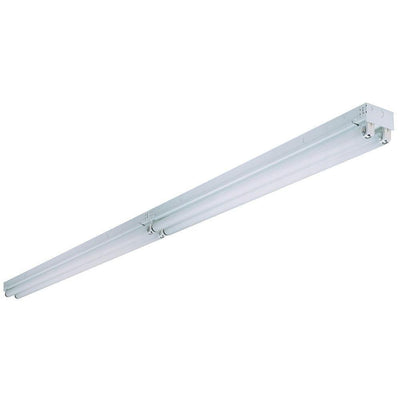 8 ft. 4-Light Tandem Surface Mount White Fluorescent Non-Hooded Strip Light - Super Arbor