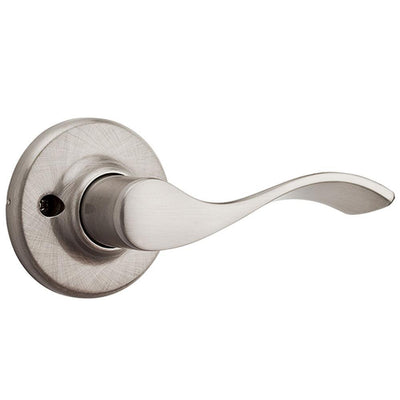 Balboa Satin Nickel Right-Handed Dummy Door Lever with Microban Antimicrobial Technology - Super Arbor