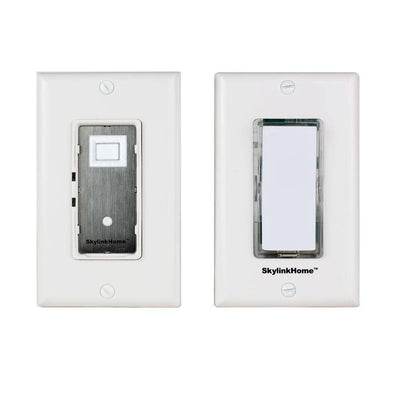 Wireless DIY 3-Way On/Off Lighting Control Wall Switch Set -White - Super Arbor