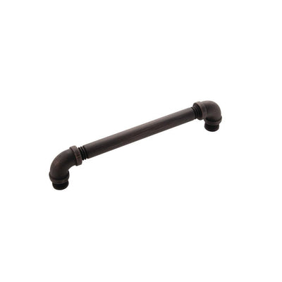 6-15/16 in. (160 mm) Pipeline Vintage Bronze Cabinet Center-to-Center Pull - Super Arbor