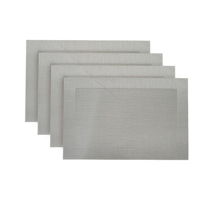 Napa Silver Textilene Placemat (Set of 4) - Super Arbor