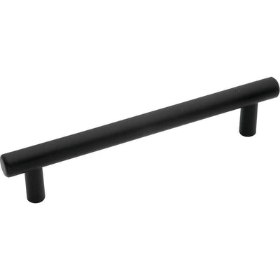 Metropolis 5 in. Center-to-Center Matte Black Pull - Super Arbor