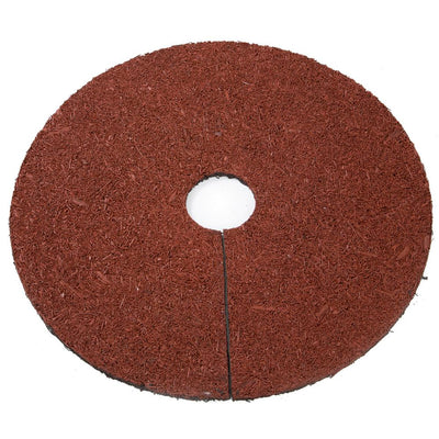 Trademark Innovations 24 in. Reversible Mulch Ring Tree Protector Mat - Super Arbor