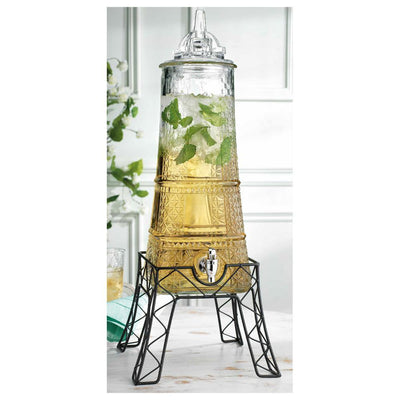 1.5 Gal. Eiffel Tower Dispenser on Stand - Super Arbor