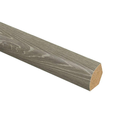 Sterling Oak/Gray Birch Wood 5/8 in. Thick x 3/4 in. Wide x 94 in. Length Vinyl Quarter Round Molding - Super Arbor
