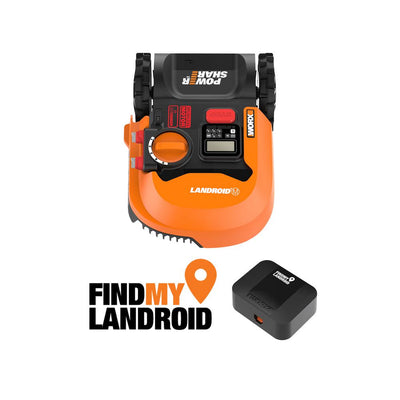 Worx POWER SHARE 20-Volt 7 in. Robotic Landroid Mower, Brushless Wheel Motors, Wifi Plus Phone App with GPS Module Included - Super Arbor