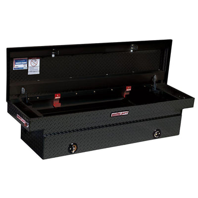Weather Guard 71.5 in. Gloss Black Aluminum Full Size Crossbed Truck Tool Box - Super Arbor